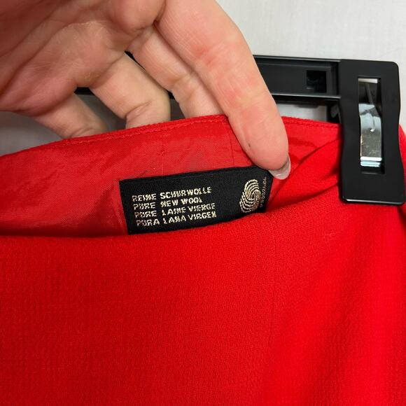 ESCADA Designer Black Label BodyCon Flare Ruffle Trim Flare Pencil Skirt 6 - Picture 4 of 7